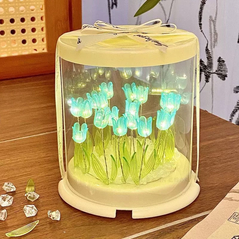 Lighting Decor For Bedroom - DIY Tulip Lamp Simulation Flower Sea