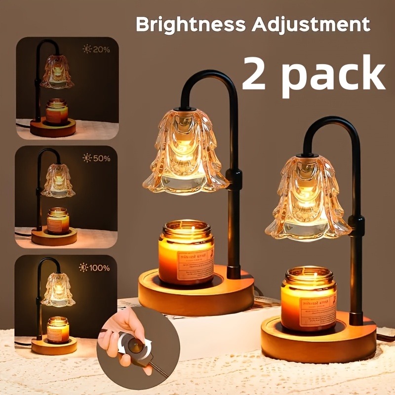 Lighting Decor House - us2-Pack Candle Warmer Lamp, Candleholders, LED