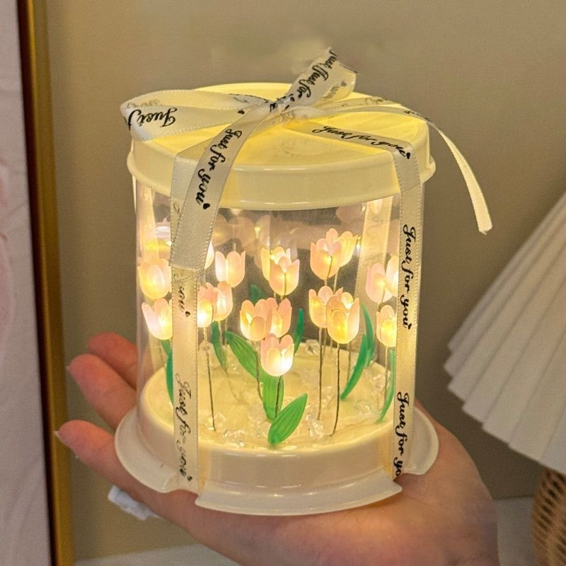 Lighting Decor For Bedroom - DIY Tulip Lamp Simulation Flower Sea