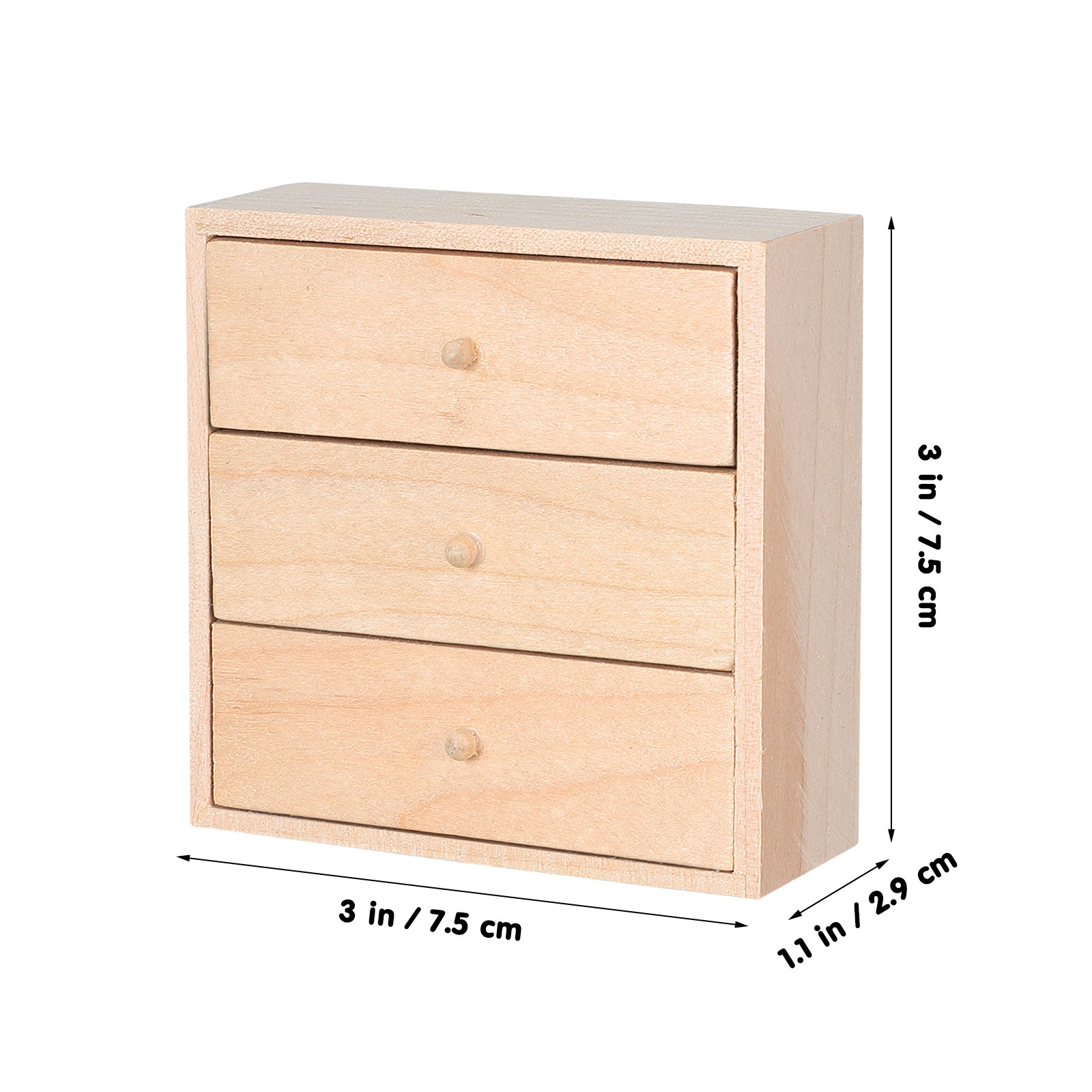 Mini House Wooden Cabinet 1:12 - Lighting Decor House avis et prix