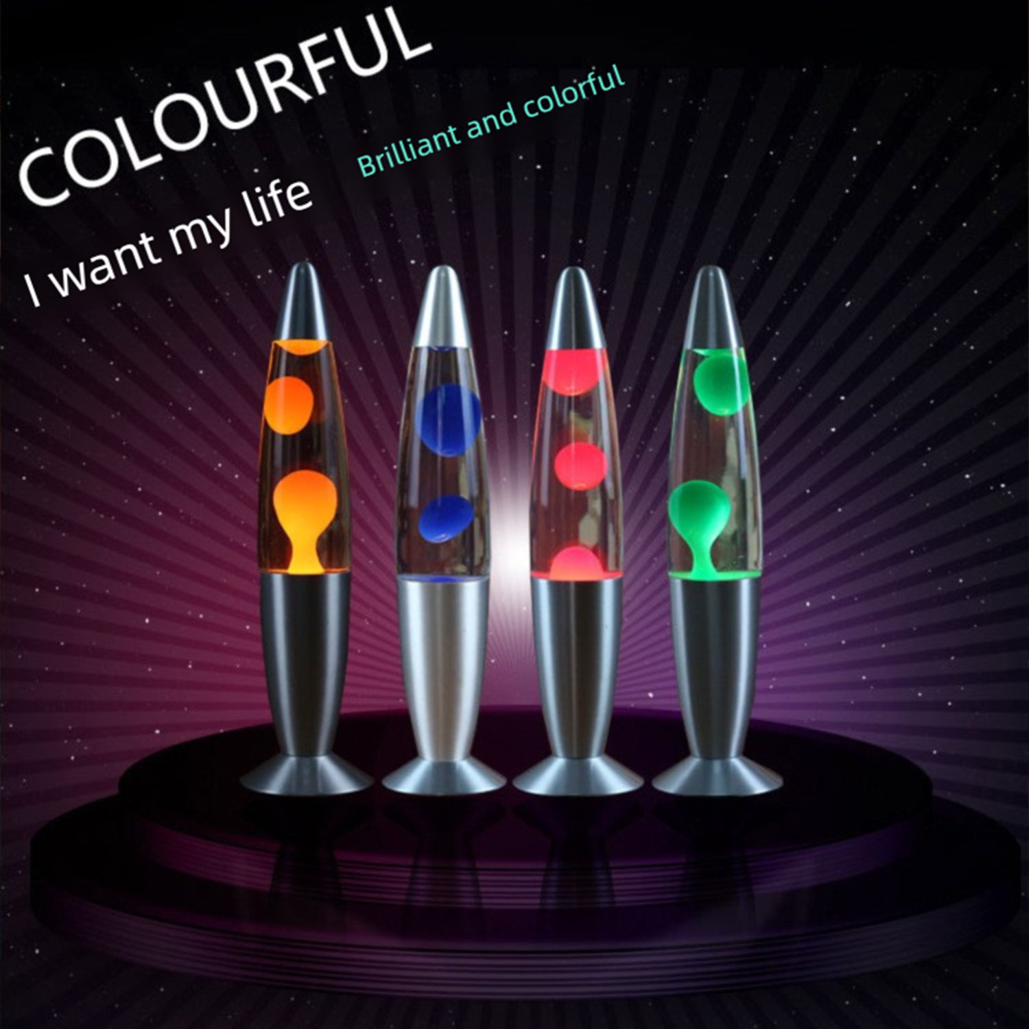 Jellyfish decorative lamp, met - Lava Lamp Desktop avis et prix