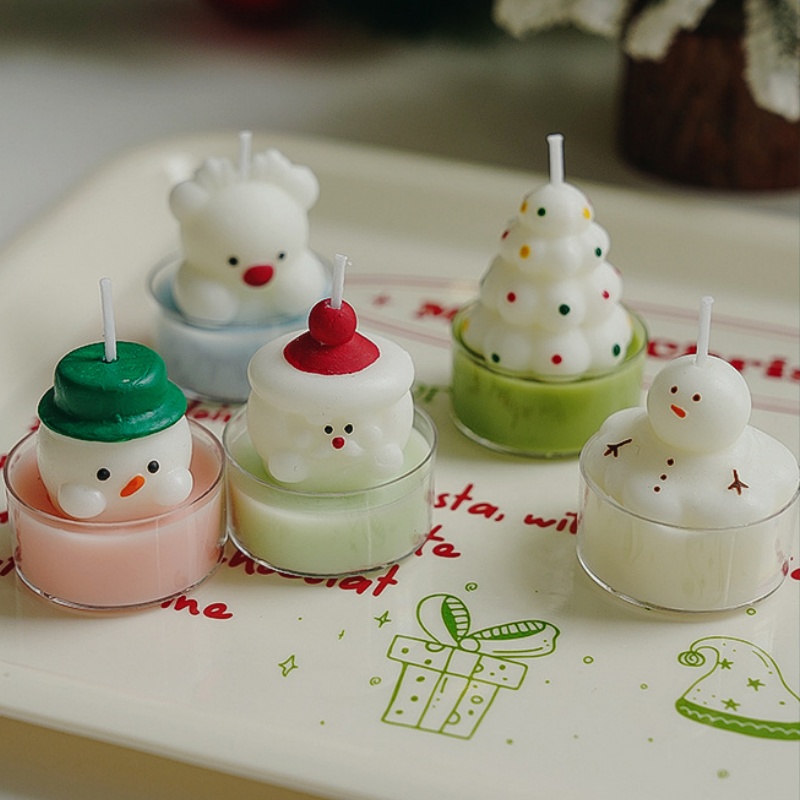 Christmas Tree Tea Candle Snow - Lighting Tree Decor avis et prix