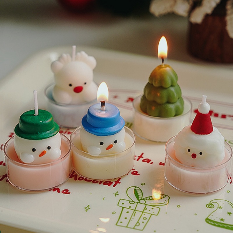 Christmas Tree Tea Candle Snow - Lighting Tree Decor avis et prix