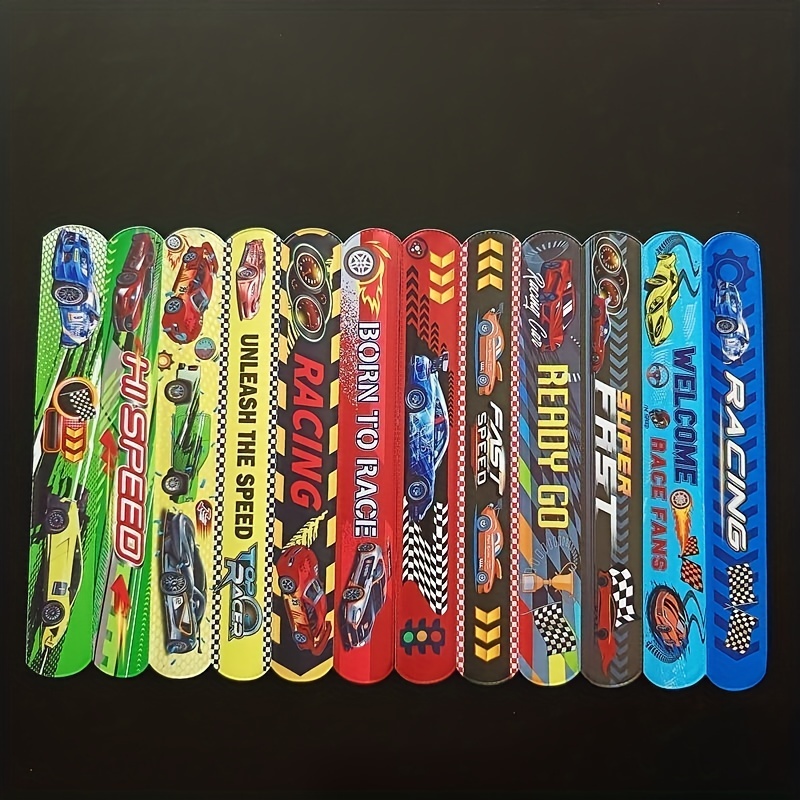 12Pcs Racing Car Theme Slap Ci - Lighting Mcqueen Birthday Decor avis et prix