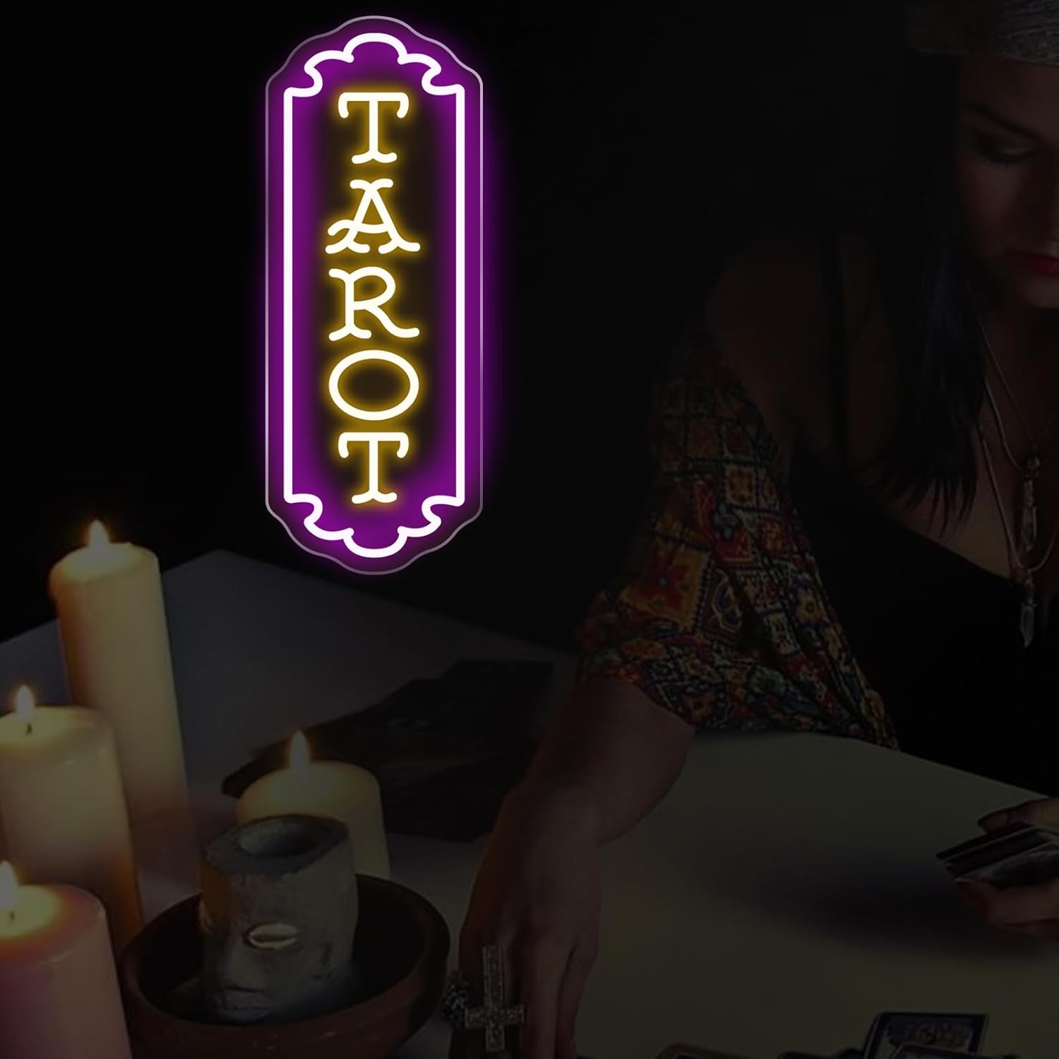 Tarot Neon Sign USB Powered My - Lighting Decor For Bedroom avis et prix