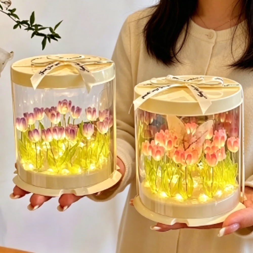 Tulip Lamp DIY Handmade Materi - Lighting Decor For Bedroom avis et prix