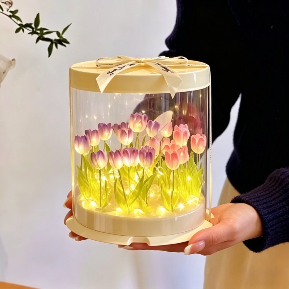 Tulip Lamp DIY Handmade Materi - Lighting Decor For Bedroom avis et prix