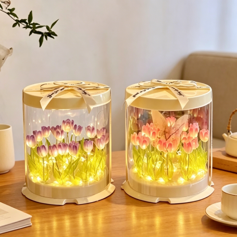 Tulip Lamp DIY Handmade Materi - Lighting Decor For Bedroom avis et prix