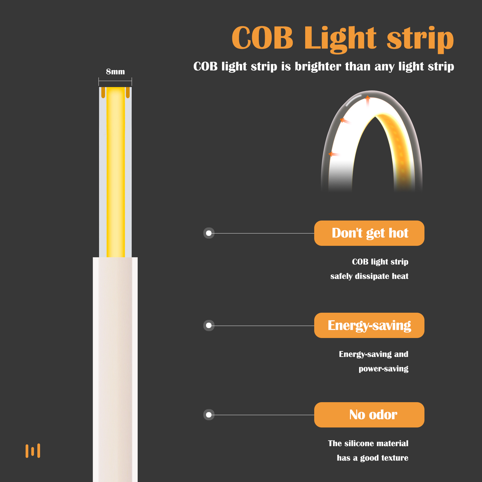 220V COB LED Strip Lights 288L - Decor Lighting Uk avis et prix