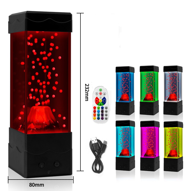 LED Lava Volcano Light Home De - Lava Lamp Desktop avis et prix