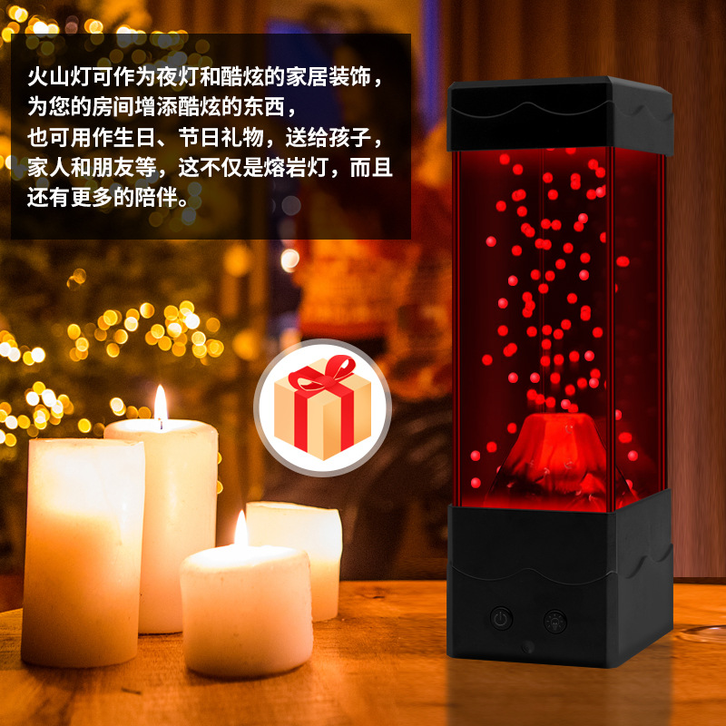 LED Lava Volcano Light Home De - Lava Lamp Desktop avis et prix
