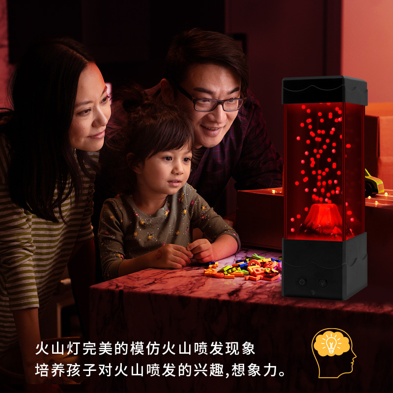 LED Lava Volcano Light Home De - Lava Lamp Desktop avis et prix