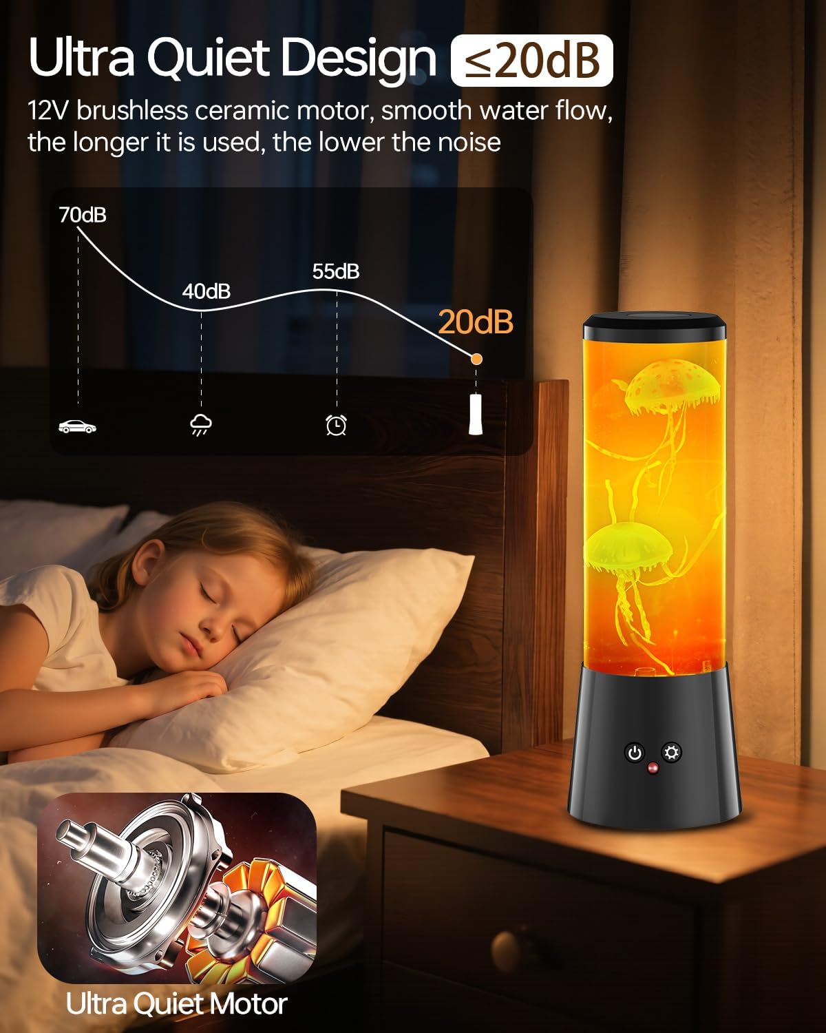 Jellyfish Lava Lamp, Aquarium  - Lava Lamp Desktop avis et prix