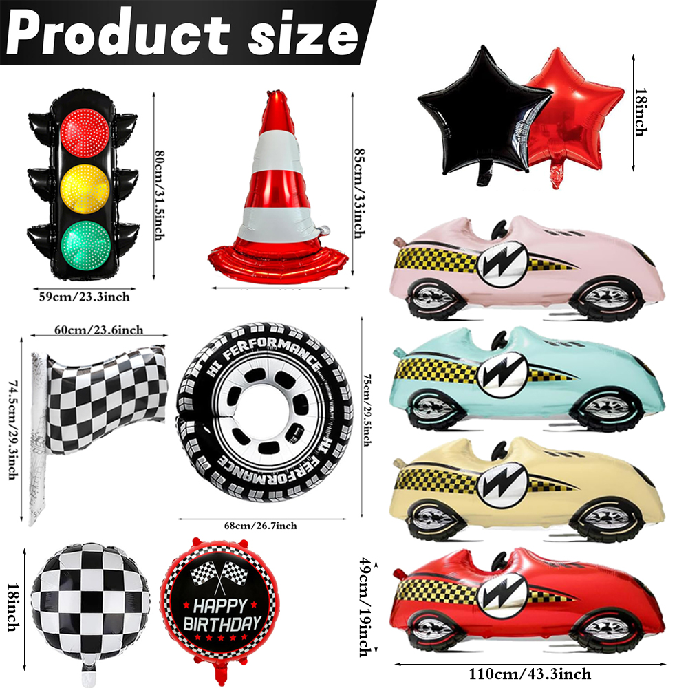 Race Car Party Decorations Foi - Lighting Mcqueen Birthday Decor avis et prix