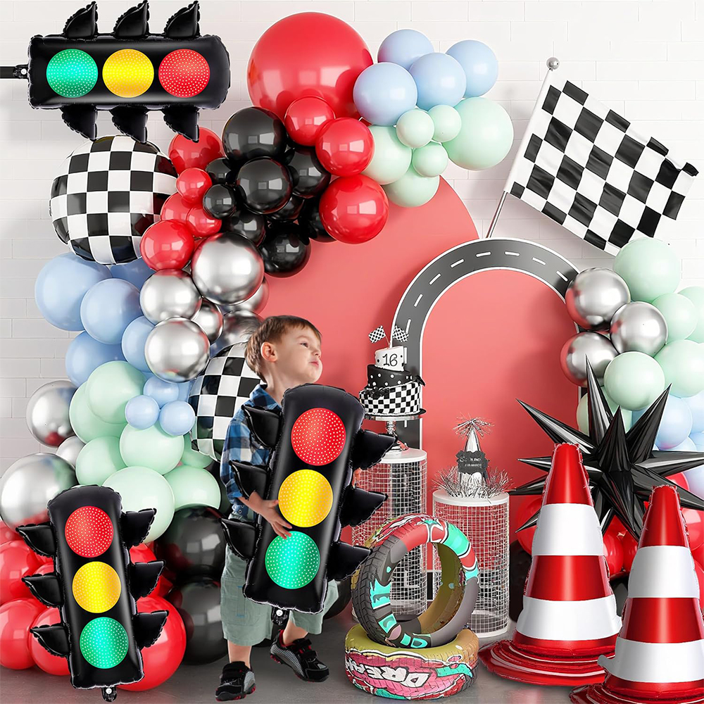 Race Car Party Decorations Foi - Lighting Mcqueen Birthday Decor avis et prix