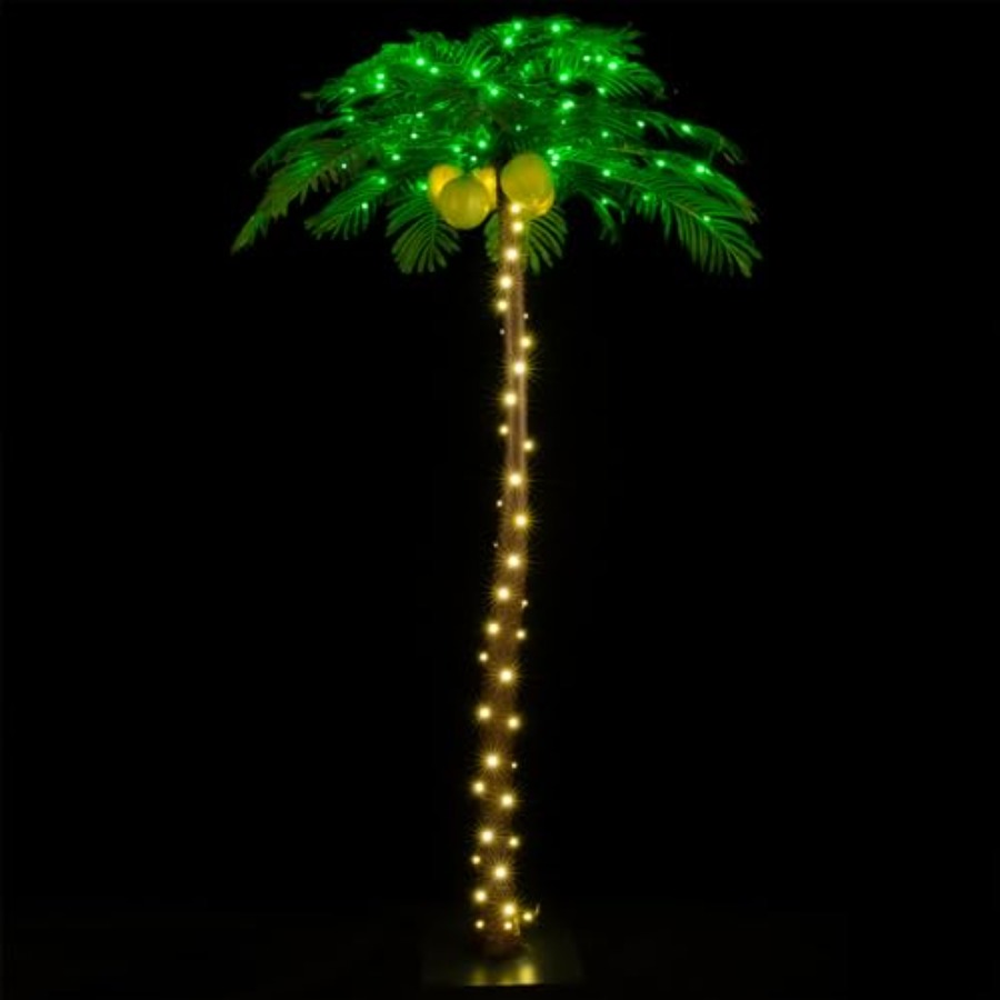 7ft Lighted Palm Tree with 208 - Lighting Tree Decor avis et prix