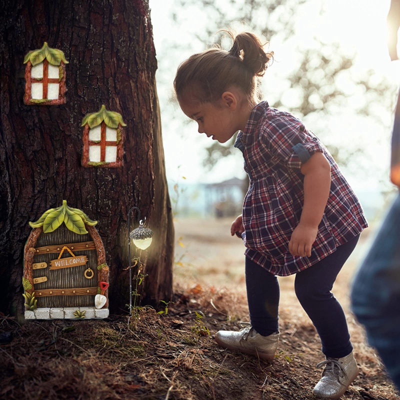 Miniature Fairy Gnome Home Win - Lighting Tree Decor avis et prix