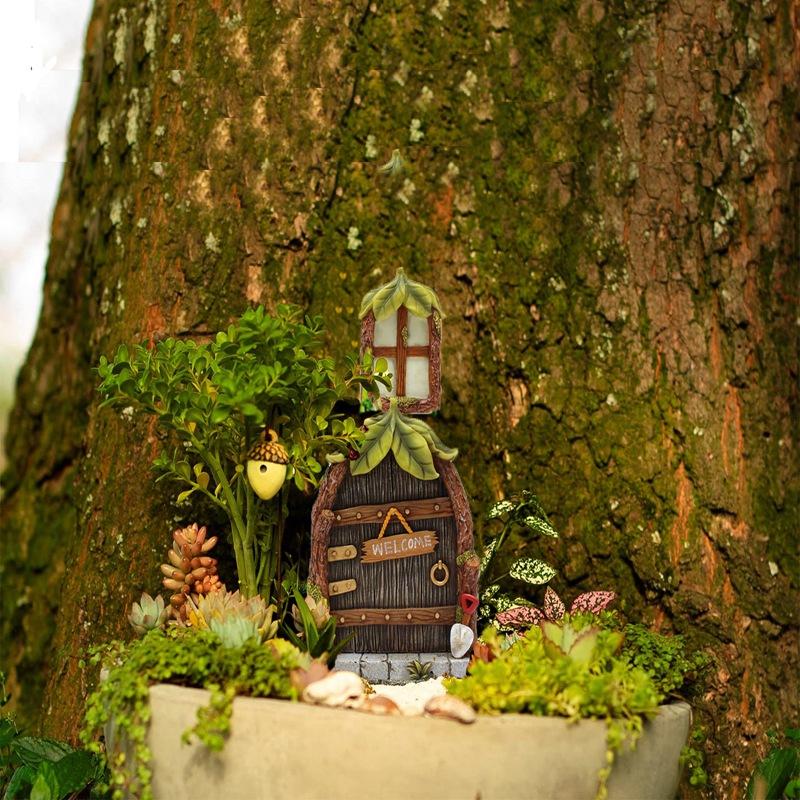 Miniature Fairy Gnome Home Win - Lighting Tree Decor avis et prix