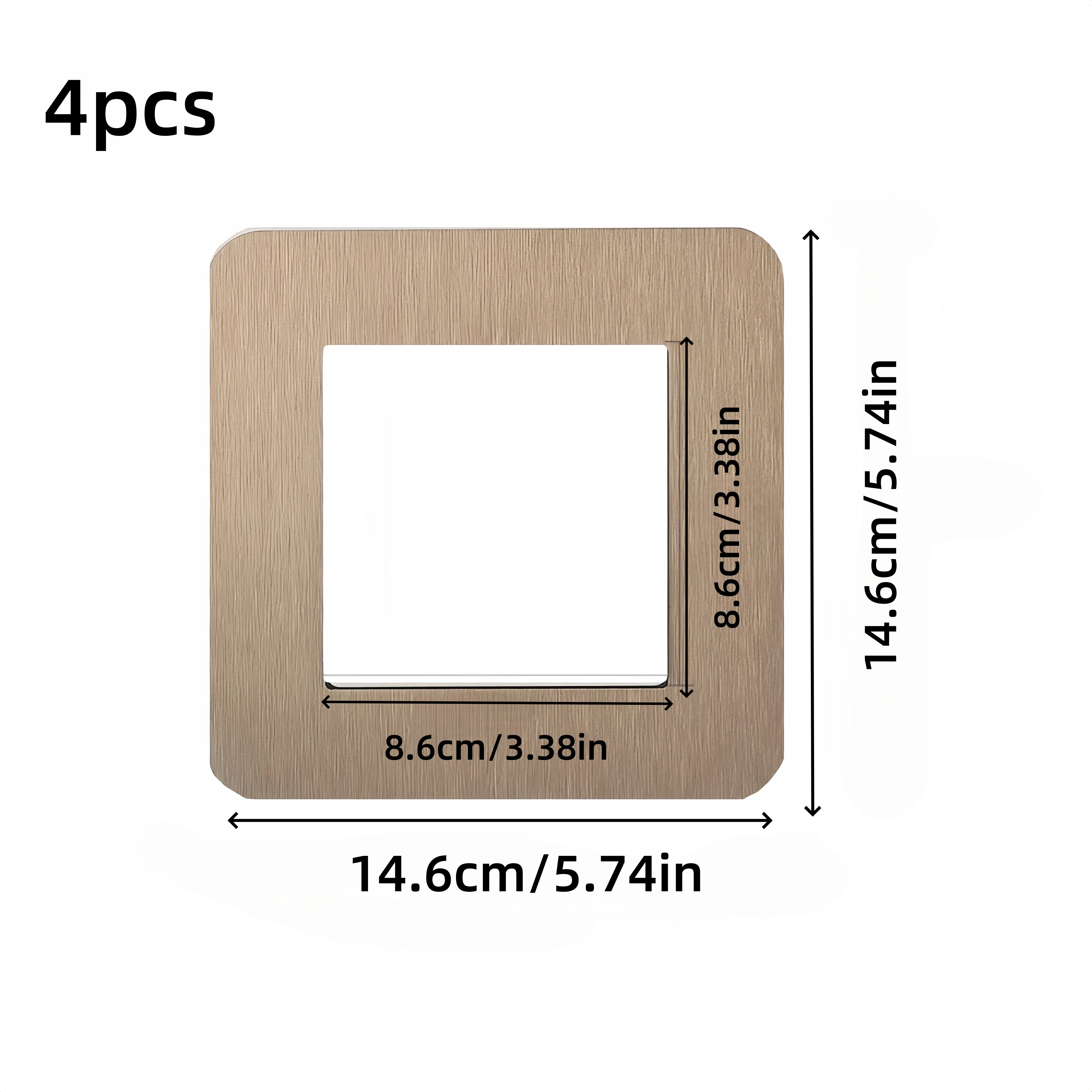 4pcs Silvery Self-Adhesive Lig - Decor Lighting Uk avis et prix