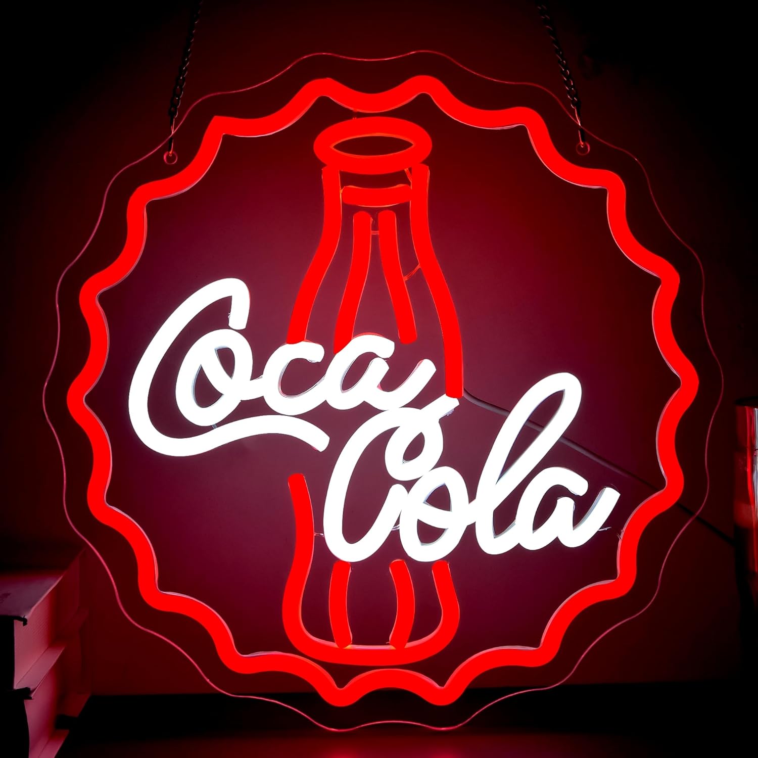 Cola Neon Sign Art Wall Light  - Lighting Decor For Bedroom avis et prix