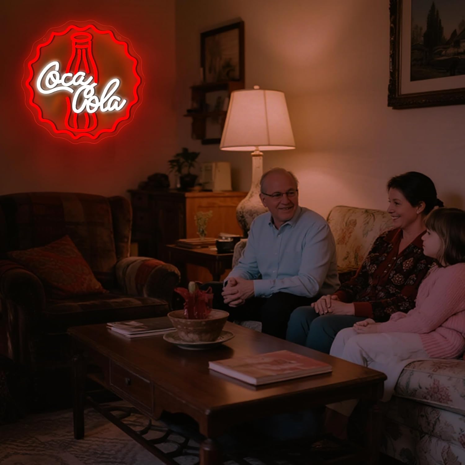 Cola Neon Sign Art Wall Light  - Lighting Decor For Bedroom avis et prix