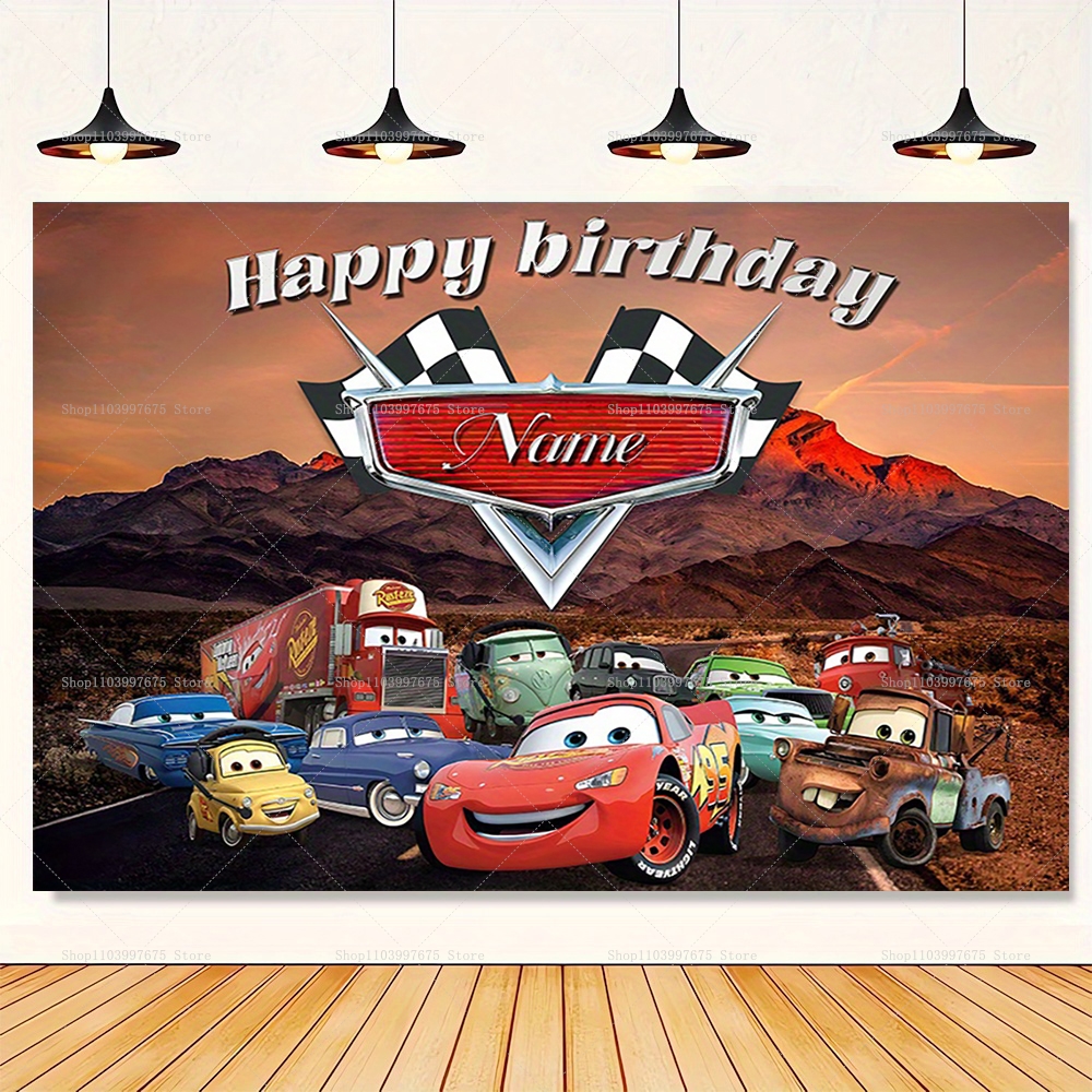 Customizable Disney Lightning  - Lighting Mcqueen Birthday Decor avis et prix