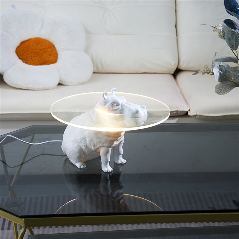 Resin Hippopotamus LED Floor L - Lava Lamp Desktop avis et prix