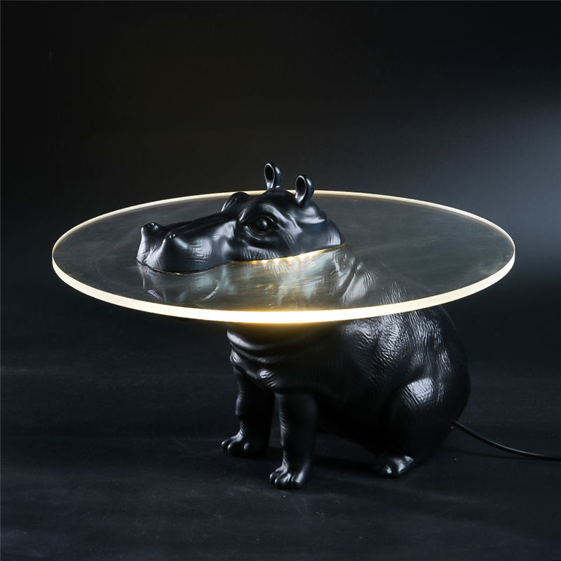 Resin Hippopotamus LED Floor L - Lava Lamp Desktop avis et prix