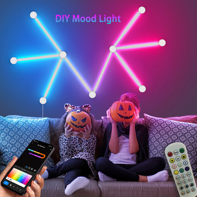 Smart RGB Wall Lamp, Bluetooth - Lighting Decor For Bedroom avis et prix