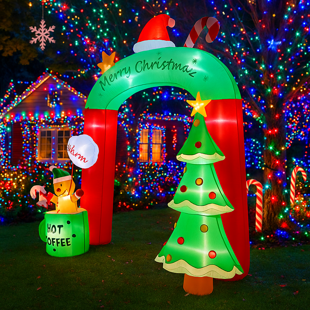 2.7M/8.8FT Inflatable Christma - Lighting Tree Decor avis et prix