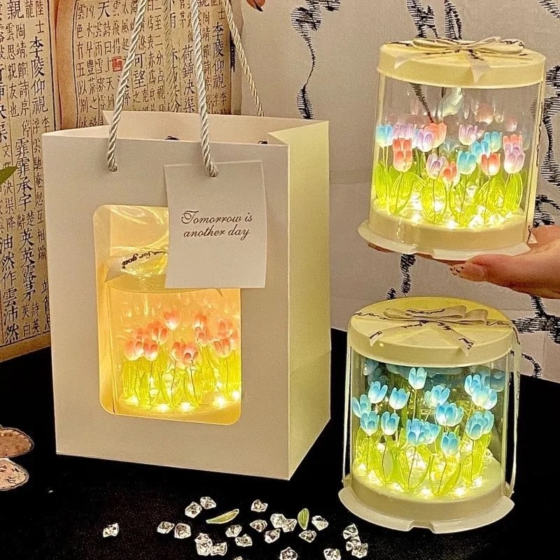 DIY Tulip Lamp Simulation Flow - Lighting Decor For Bedroom avis et prix