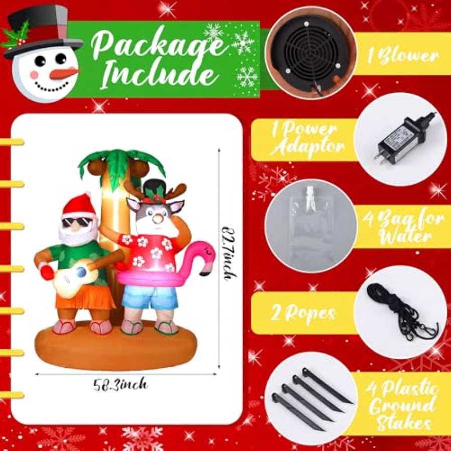 Outdoor inflatable palm tree S - Lighting Tree Decor avis et prix