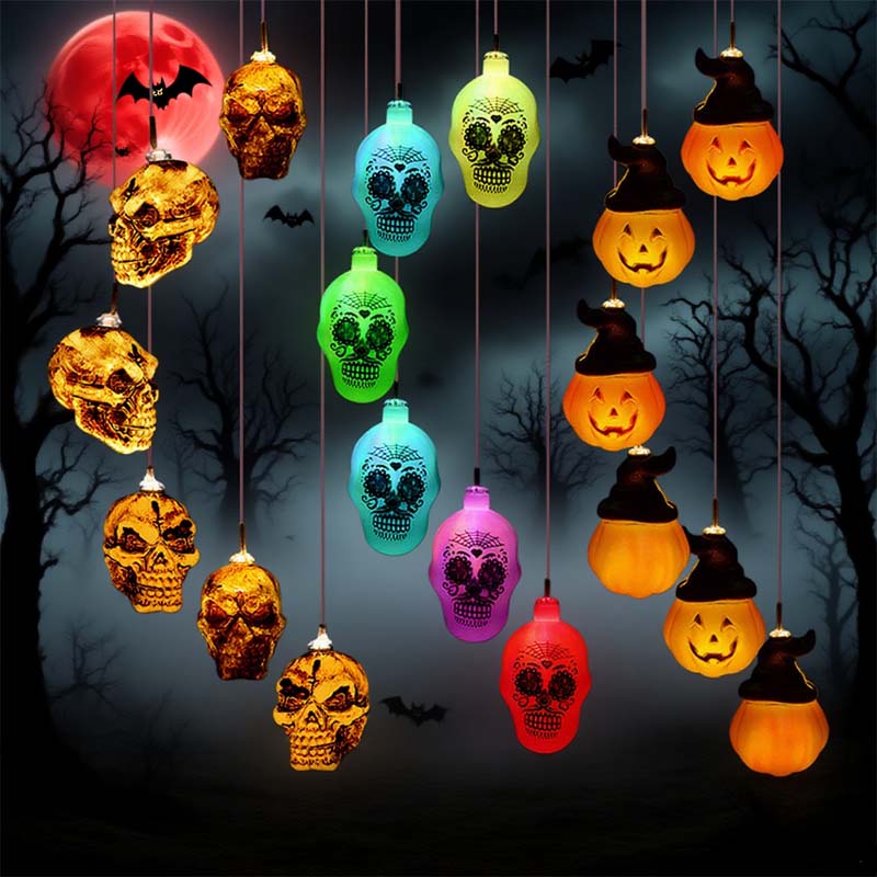 Halloween Solar Skull Ghost St - Lighting Decor House avis et prix