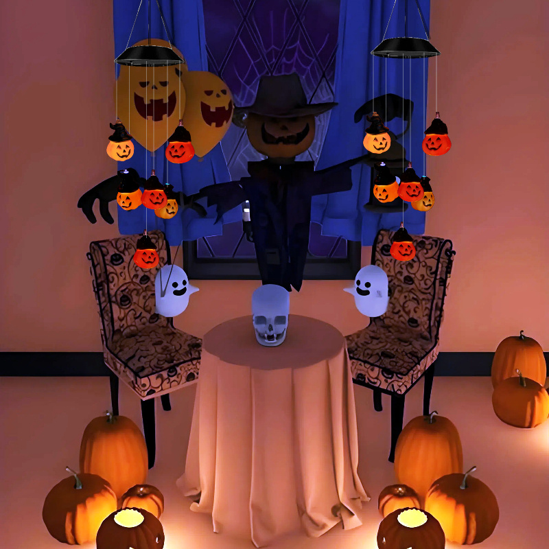 Halloween Solar Skull Ghost St - Lighting Decor House avis et prix