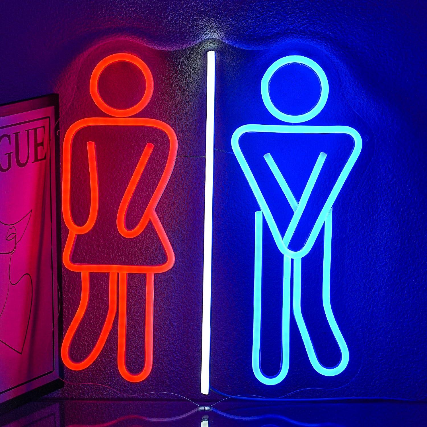 Restroom Neon Signs Toilets US - Lighting Decor For Bedroom avis et prix