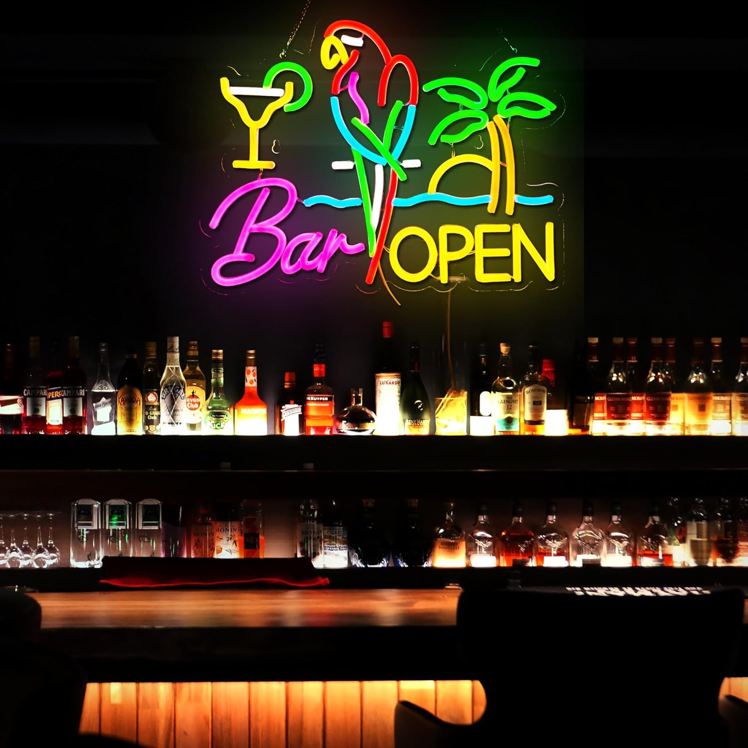 Bar Open Neon Sign Business Ar - Lighting Decor For Bedroom avis et prix