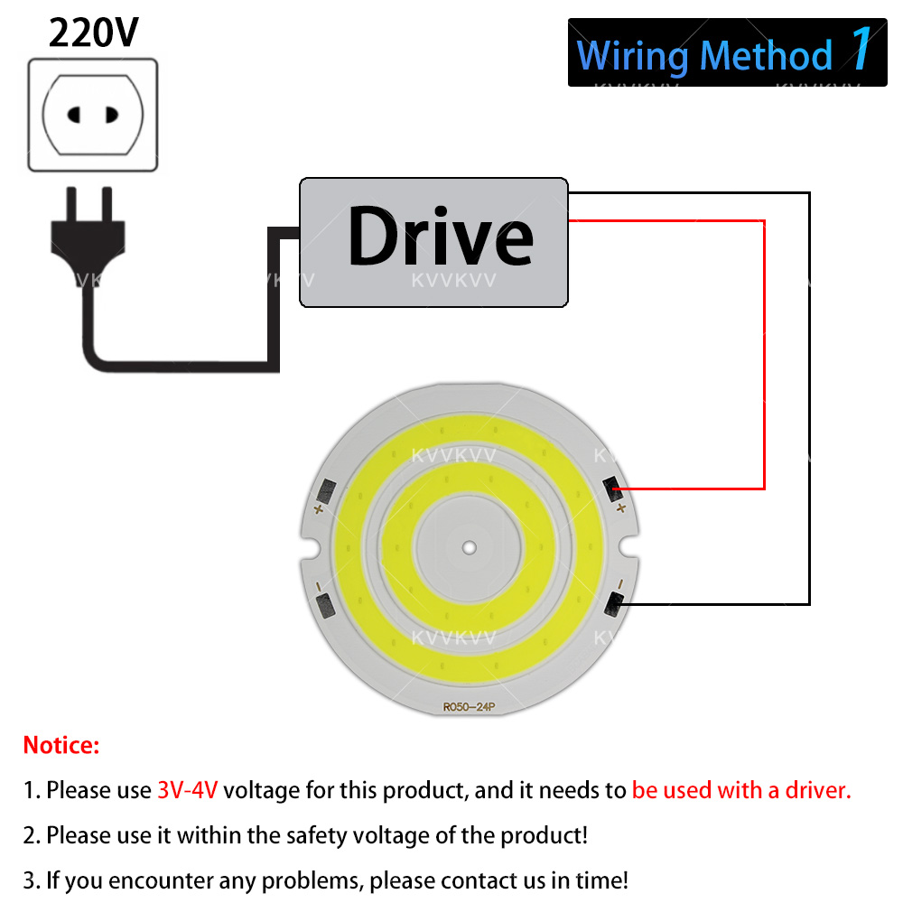 3V 4V Round COB LED Lamp Parts - Lighting Decor House avis et prix