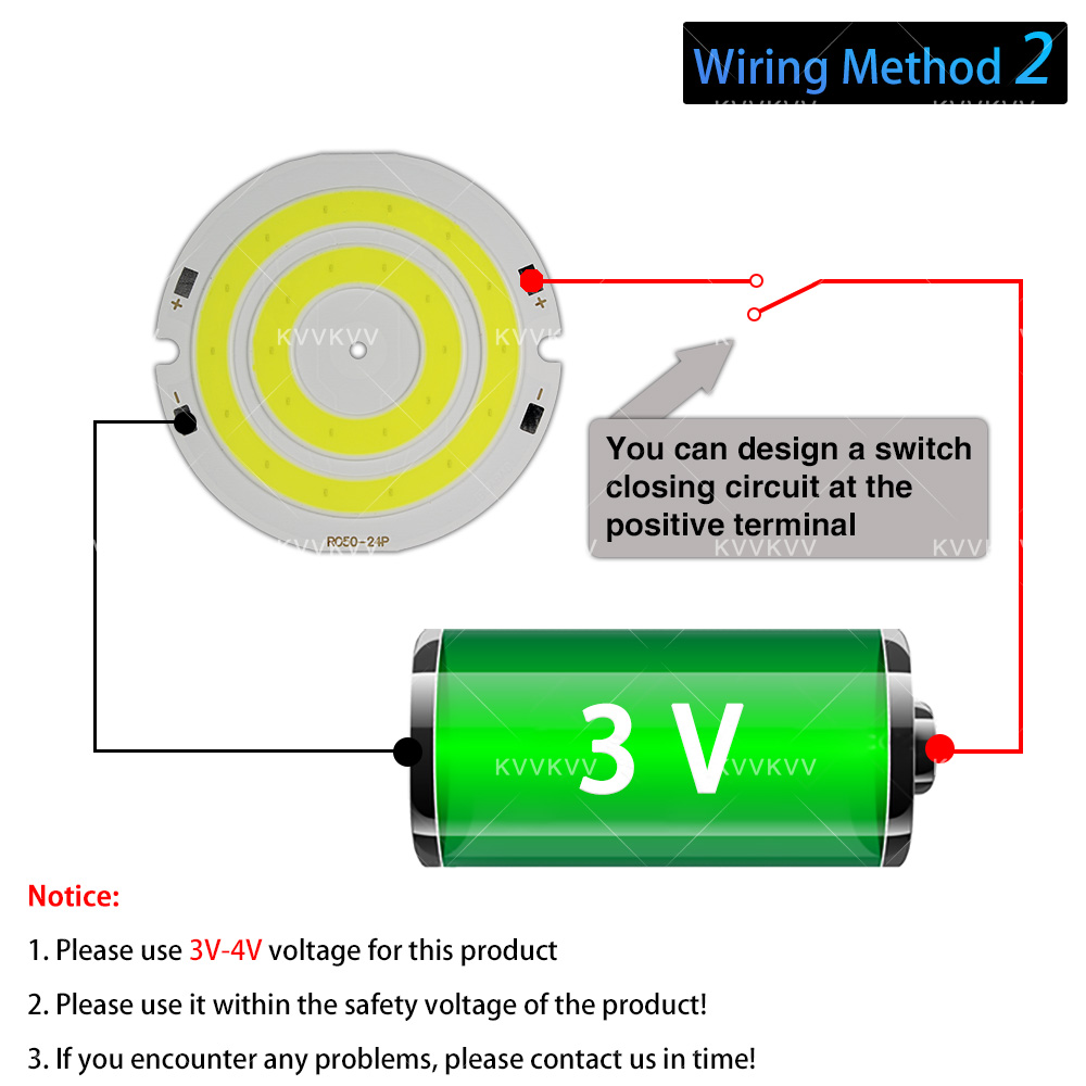 3V 4V Round COB LED Lamp Parts - Lighting Decor House avis et prix