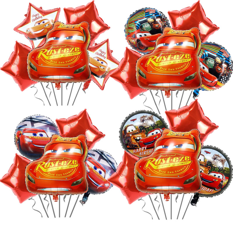 5pcs Lightning McQueen Car The - Lighting Mcqueen Birthday Decor avis et prix
