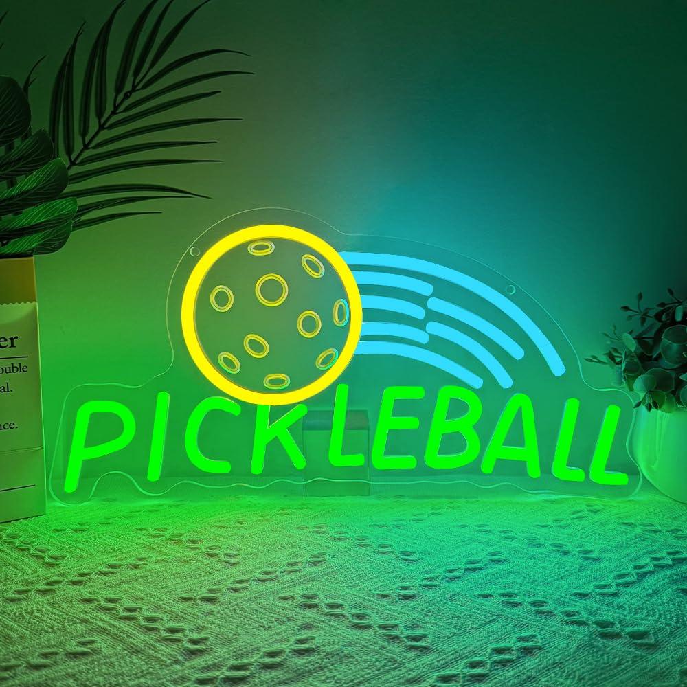 Pickleball Neon Sign USB Dimma - Lighting Decor For Bedroom avis et prix
