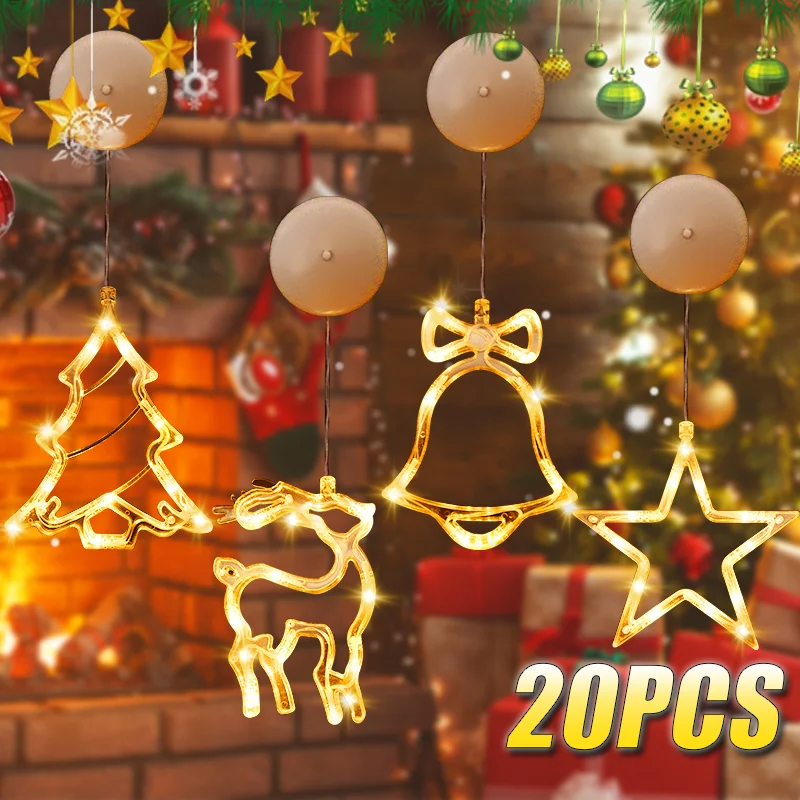 1-20PCS LED Christmas Suction  - Lighting Tree Decor avis et prix