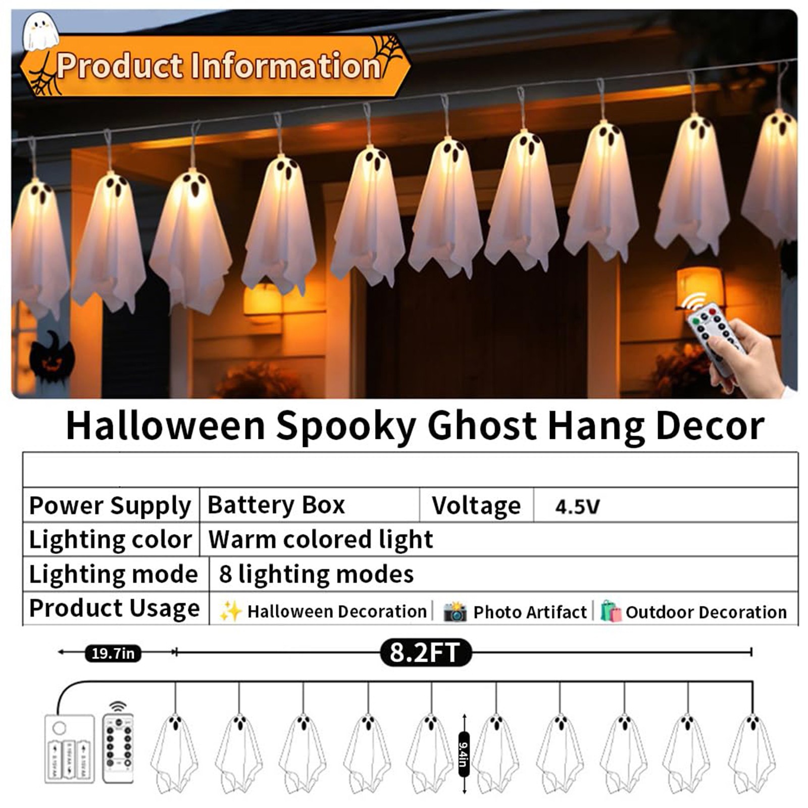 Haunted House Decor Halloween  - Lighting Decor House avis et prix