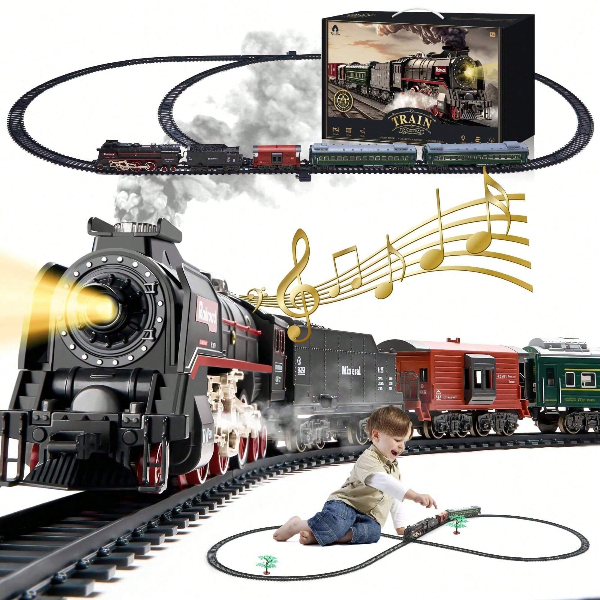Luxury Electric Train Set with - Lighting Tree Decor avis et prix
