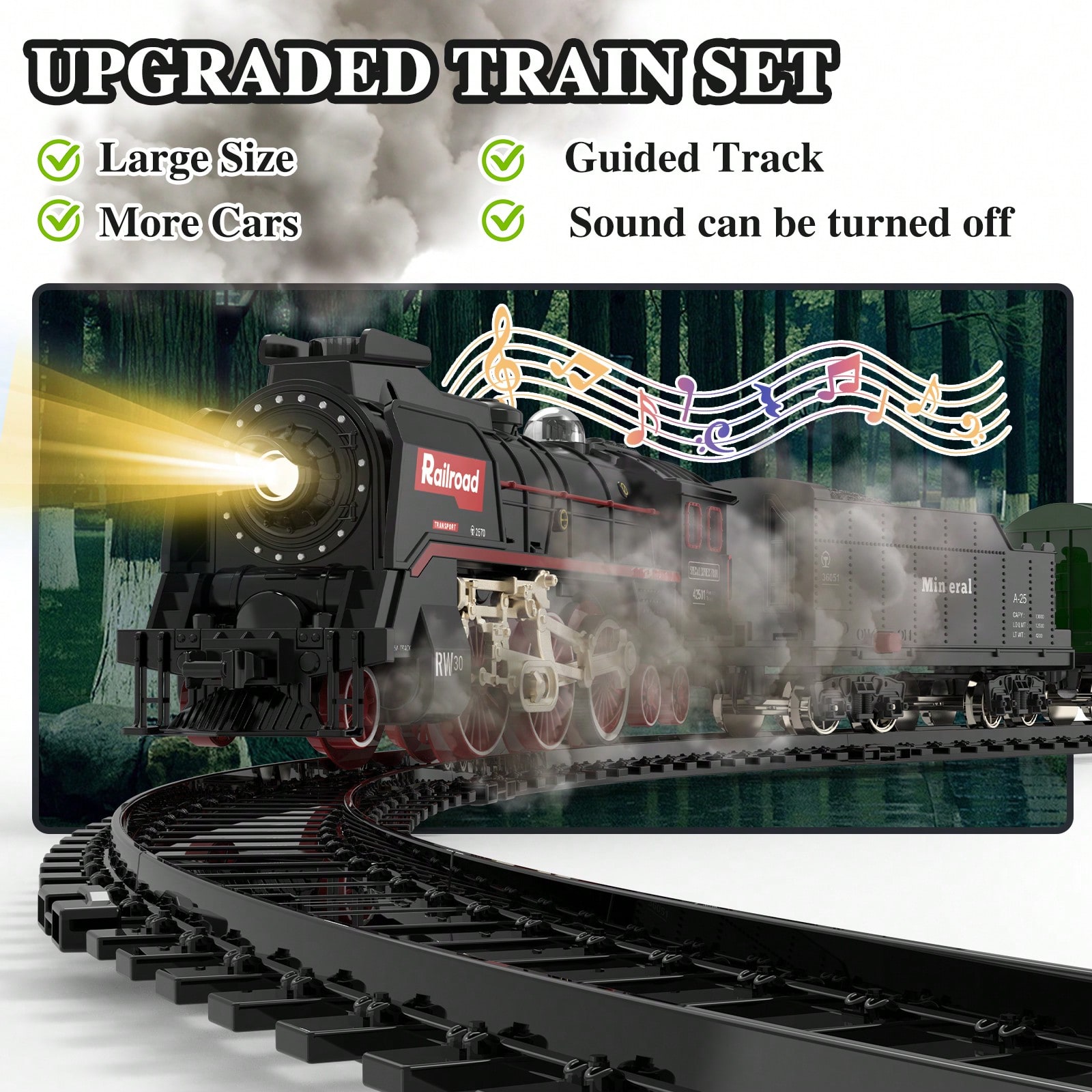 Luxury Electric Train Set with - Lighting Tree Decor avis et prix