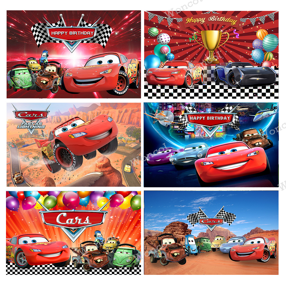 Lightning McQueen Backdrop Car - Lighting Mcqueen Birthday Decor avis et prix
