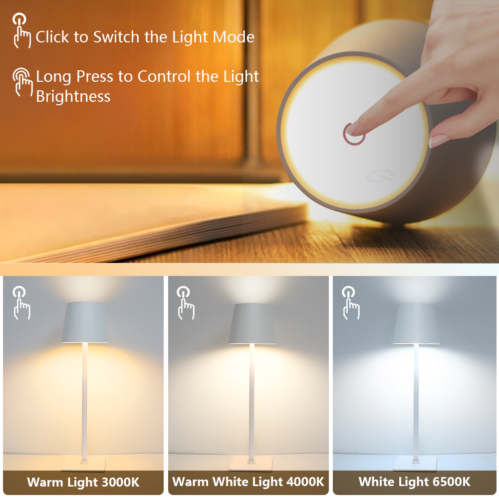 LED Rechargeable Desk Light Wi - Lighting Decor For Bedroom avis et prix