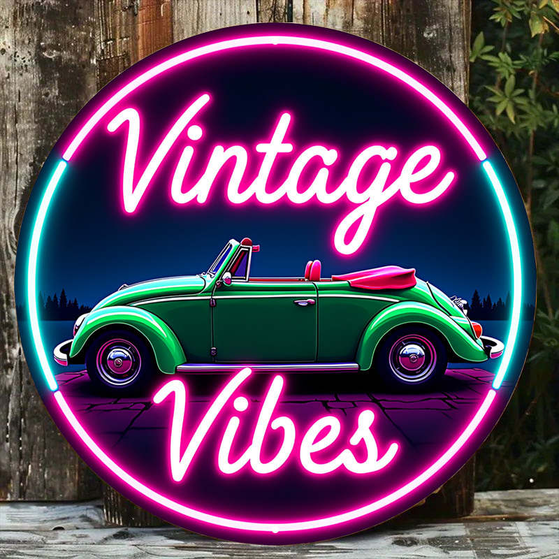 Vintage Neon Open Car Sign - R - Lighting Decor House avis et prix